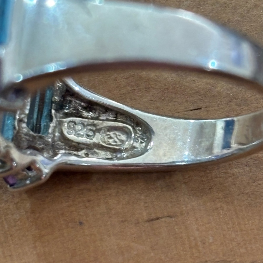 Michael Valitutti topaz and amethyst ring - Picture 4 of 4
